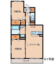 ステラ大善寺の物件間取画像